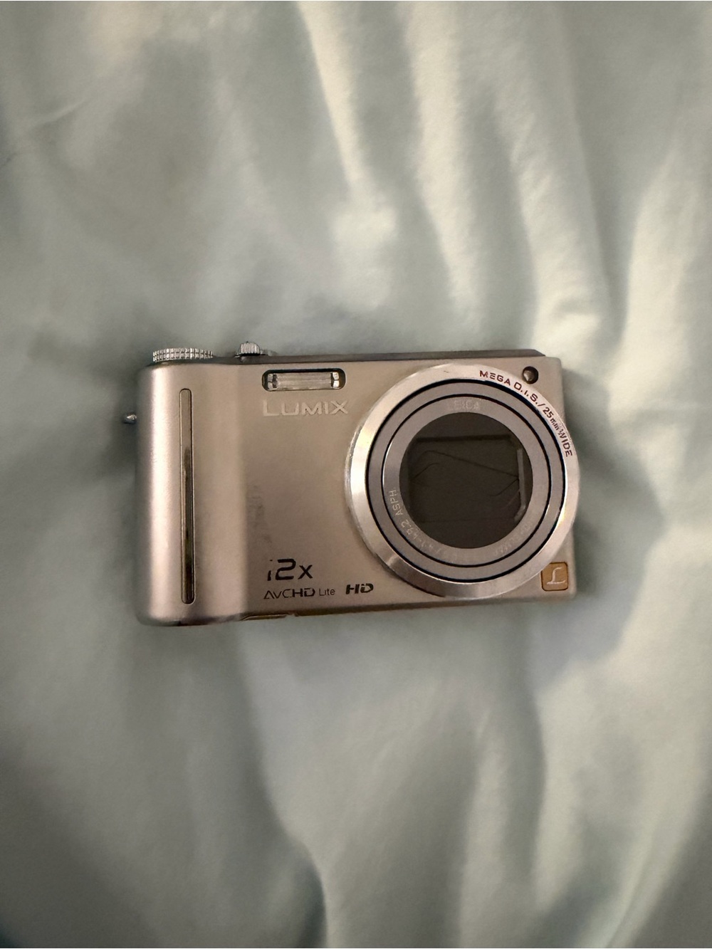 Panasonic Lumix Silver Compact Point-and-Shoot Camera